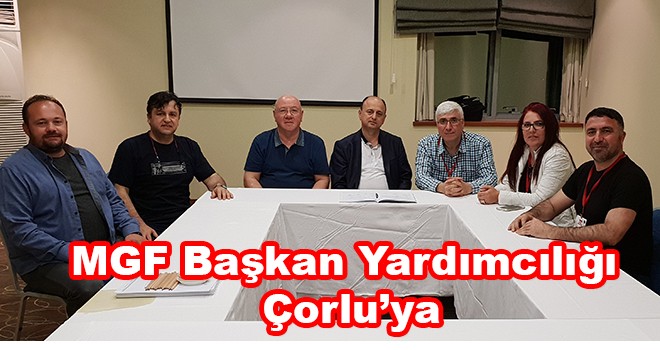 Marmara Gazeteciler Federasyonunun Başkan Yardımcılığı Çorlu’ya