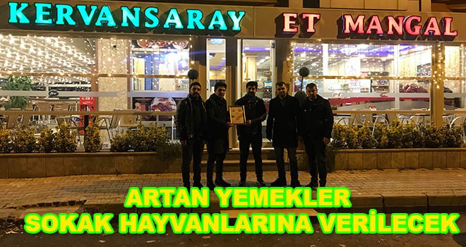 Çorlu’da artan yemekler israf olmuyor