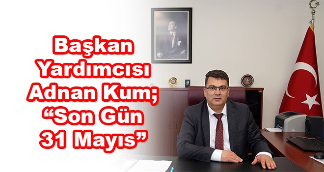 Yapılandırma 5. Taksit Ödemesinde Son Gün 31 Mayıs