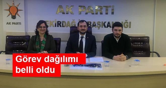 AK Parti’de görev dağılımı belli oldu