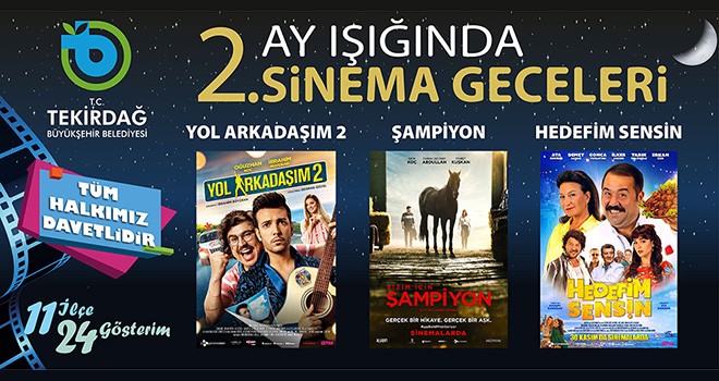 Ay Işığında Sinema Geceleri Başlıyor