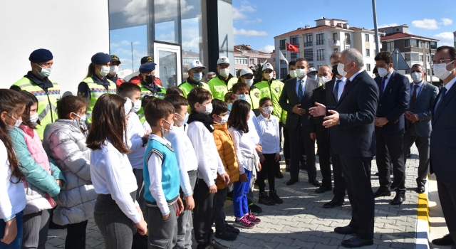 Çorlu Trafik Eğitim Parkında Öğrencilere Trafik Eğitimi