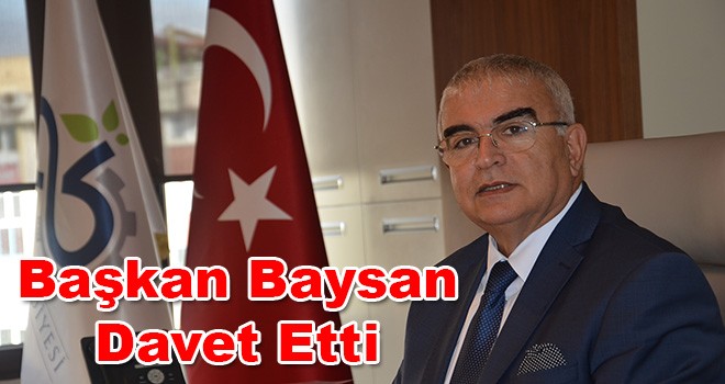 Başkan Baysan'dan Çağrı