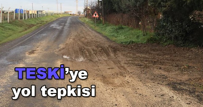 TESKİ’nin bozduğu yolu onarmamasına mahalle sakinleri tepkili