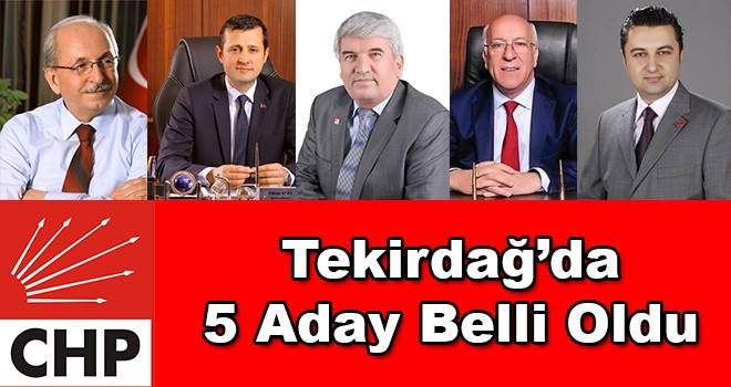 CHP Tekirdağ’da Kadir Albayrak ile devam