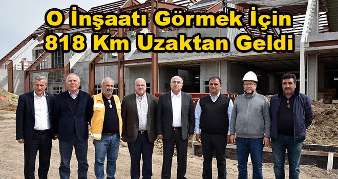 818 Km Uzaktan Çorlu'ya Geldi