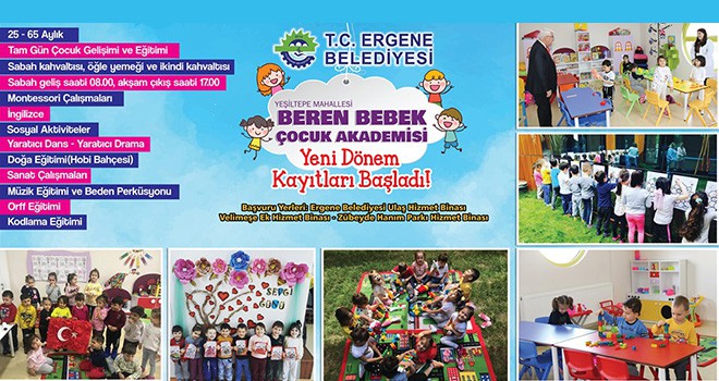 Beren Bebek Çocuk Akademisinde Yeni Dönem Kayıtları Başladı