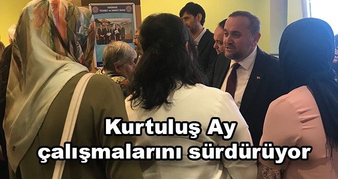 Kurtuluş Ay çalışmalarını sürdürüyor