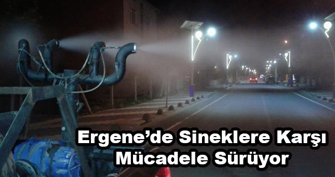 Ergene’de Sineklere Karşı Mücadele Sürüyor