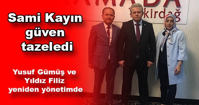 Sami Kayın güven tazeledi