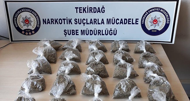 Çorlu ve Süleymanpaşa’da uyuşturucu operasyonu