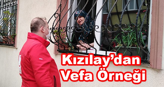 Çorlu Kızılay’dan vefa örneği