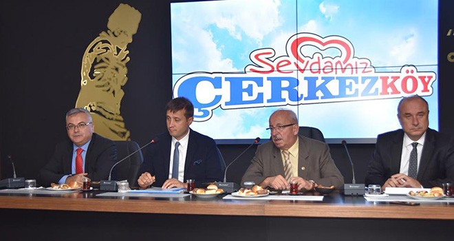 Çerkezköy’de Yatırımlar ve Çalışmalar Değerlendirildi