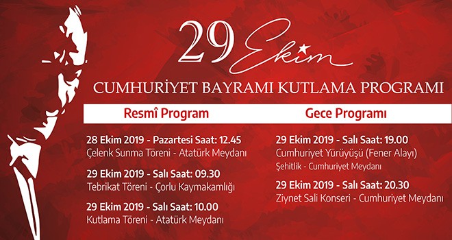 29 Ekim Cumhuriyet Bayramı Coşkuyla Kutlanacak