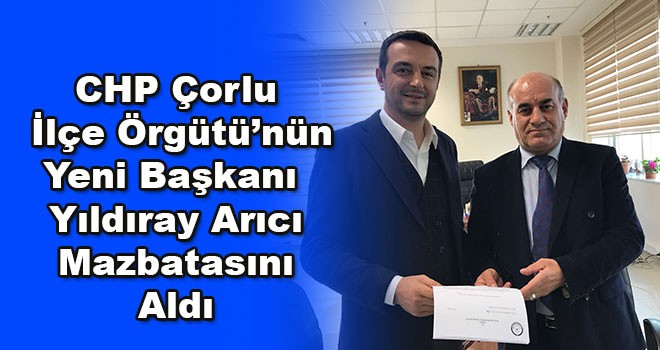 Arıcı mazbatasını aldı