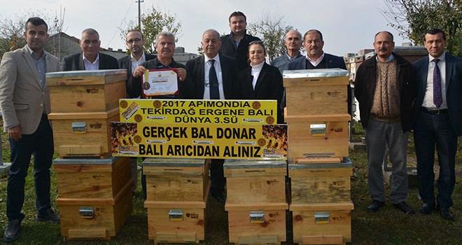 Ergene balı Türkiye birincisi dünya üçüncüsü