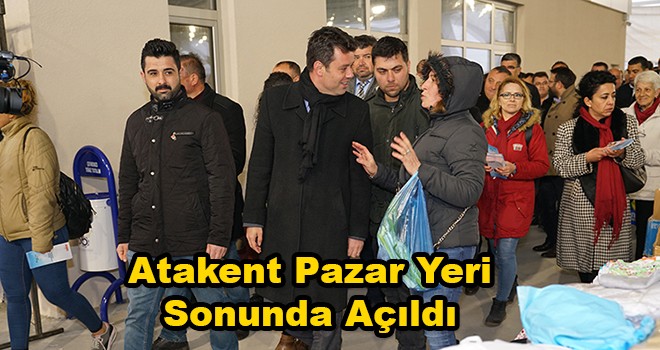 Atakent Kapalı Pazar Yeri Hizmete Girdi