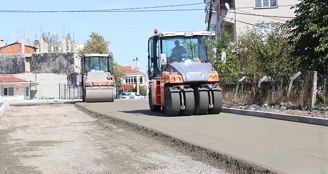 Ergene Belediyesi Yol Çalışmalarına Devam Ediyor