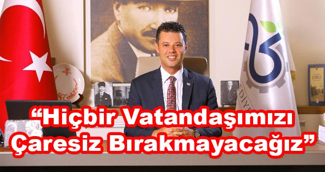 Çorlu Belediye Başkanı Sarıkurt: “Hiçbir vatandaşımızı çaresiz bırakmayacağız”