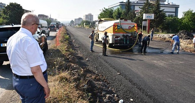 Çorlu Çırak Bayırı ve Ergene Edirne Caddesi’ndeki Çalışmalar İncelendi