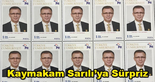 Kaymakam Cafer Sarılı’ya PTT Genel Müdürlüğü’nden Sürpriz