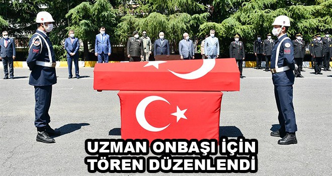 Kazada Ölen Uzman Onbaşı İçin Tören Düzenlendi