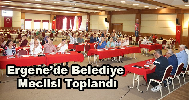 Ergene Belediyesi olağanüstü meclis toplantısı yapıldı