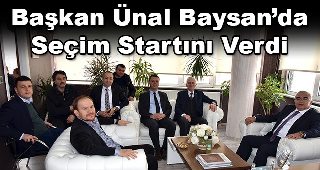 Başkan Baysan’da Seçim Startını Verdi