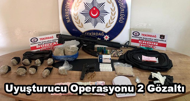 Çorlu Polisinden Uyuşturucu Operasyonu 2 Gözaltı