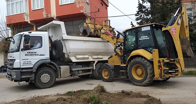 Ergene Belediyesi Çalışmalarını Sürdürüyor