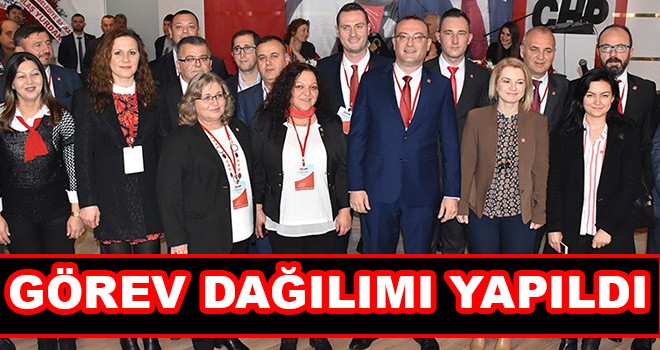 CHP Çorlu’da Görev Dağılımı Yapıldı