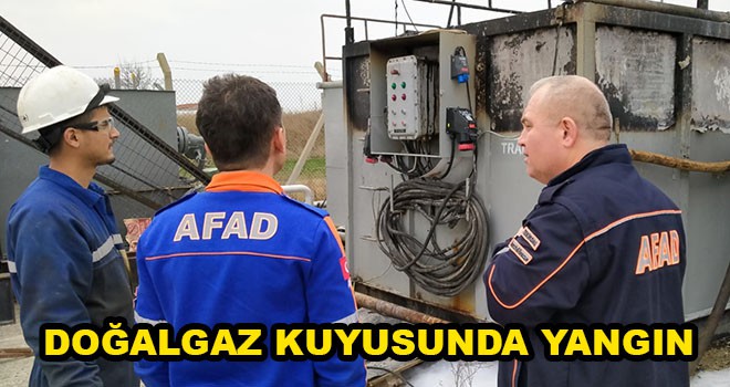 Doğalgaz Kuyusunda Yangın: 1 Yaralı