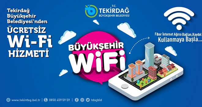 Cumhuriyet ve Gölbaşı Parklarında internet bedava