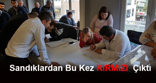 Sandıklardan Bu Kez Kırmızı Çıktı