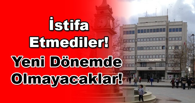 O İsimler Yeni Dönemde Olmayacak