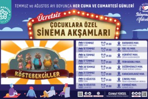 Açık Hava Sineması Günleri Başlıyor