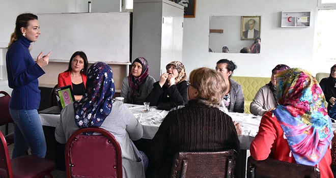 Kanserle Mücadele Eğitimleri Seymen'de Devam Etti