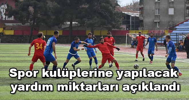 Amatör Spor Kulüplerine Yardım Miktarı Açıklandı