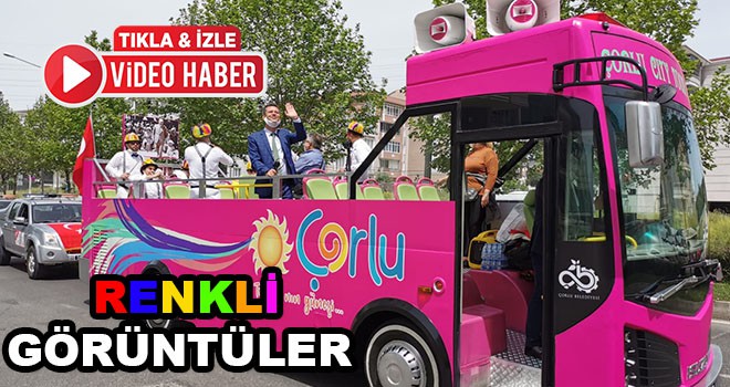 19 Mayıs Çorlu’da Renkli Görüntülere Sahne Oldu