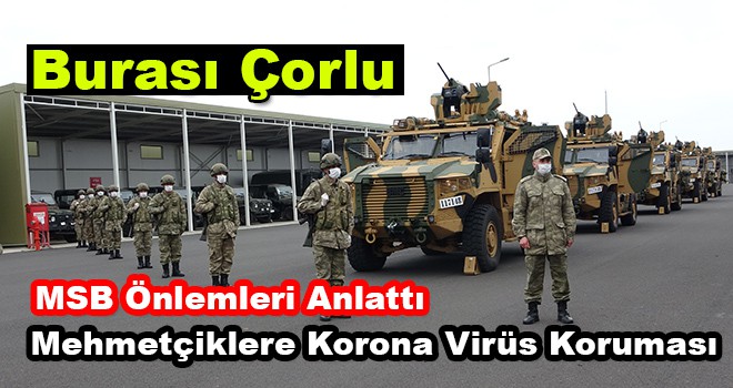 Mehmetçiklere Korona Virüs Koruması