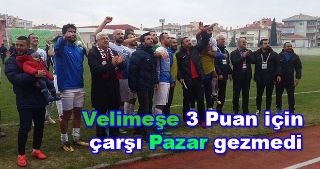 Velimeşe 3 puan için çarşı Pazar gezmedi