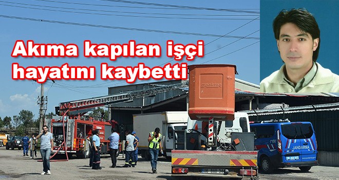 Yüksek gerilim hattına kapılan işçi öldü