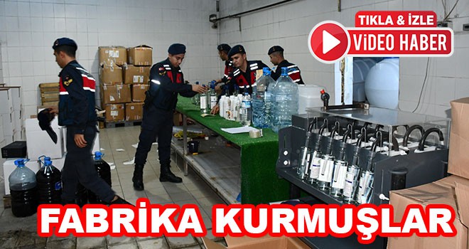 Süt Fabrikasını Kaçak İçki Fabrikasına Çevirmişler