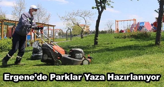 Ergene’de Parklar Yaza Hazırlanıyor