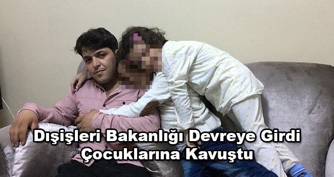 4 yıl sonra çocuklarına kavuştu