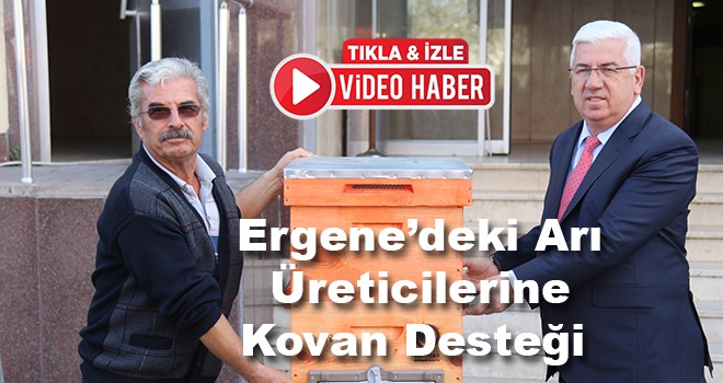 Ergene’deki Arı Üreticilerine Kovan Desteği