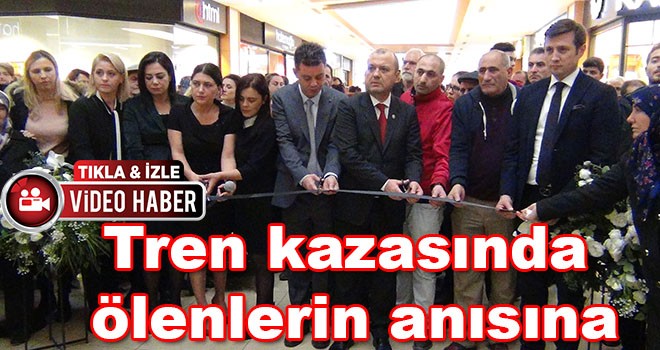 Tren kazasında hayatını kaybedenler anısına sergi açıldı