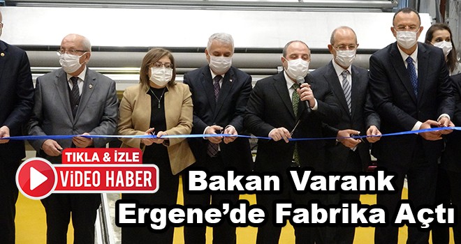 Bakan Mustafa Varank Ergene’de Fabrika Açtı