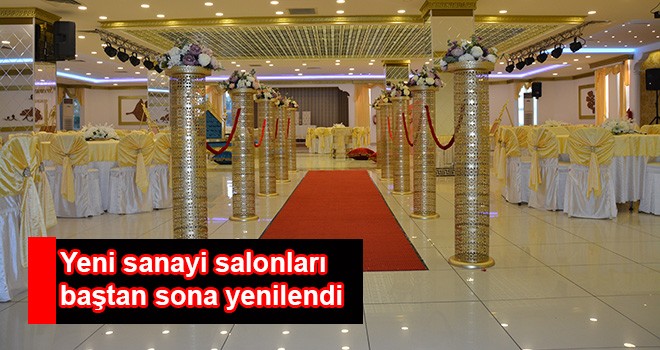 Çorlu Yeni Sanayi salonları baştan aşağı yenilendi