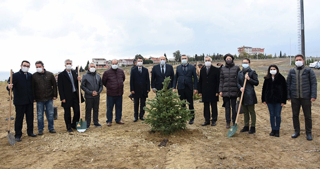 Tekirdağ Namık Kemal Üniversitesinde TÜB’ün Hatıra Ormanı Yeşerecek